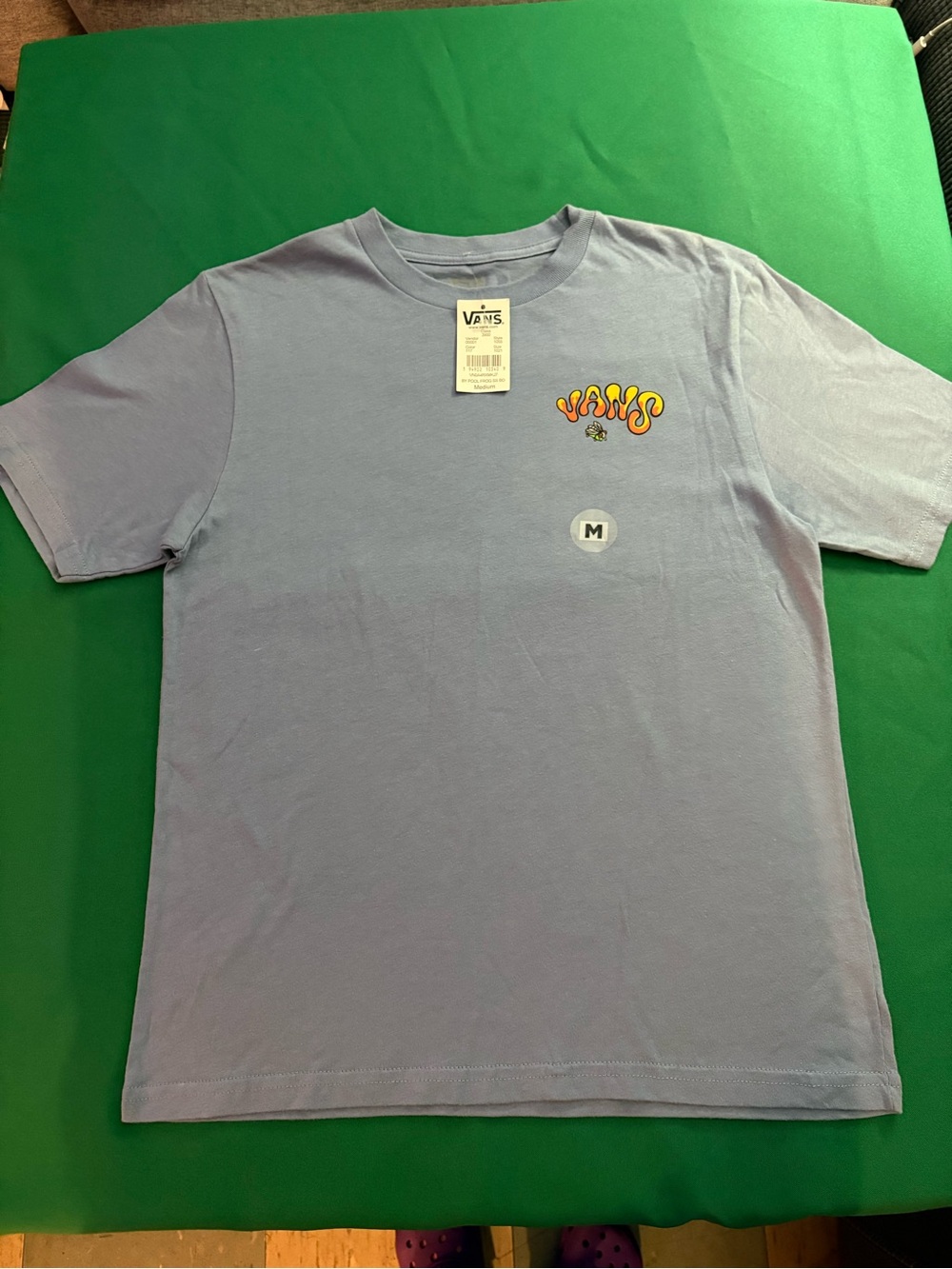 Vans Lavender Short-Sleeve Graphic Logo Tee
